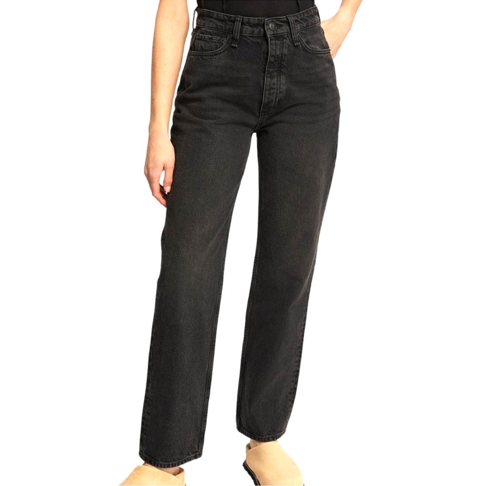 Rag & Bone Alex High Rise Straight Jeans black  26